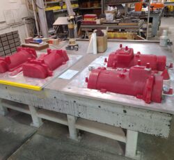 Sinto Plates On Inspection Table